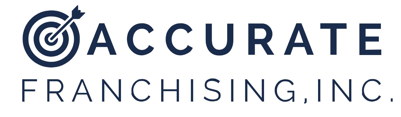 Logo of Accurate Franchising, Inc., featuring a target with an arrow in the bullseye. Logo of Accurate Franchising, Inc., featuring a target with an arrow in the bullseye.